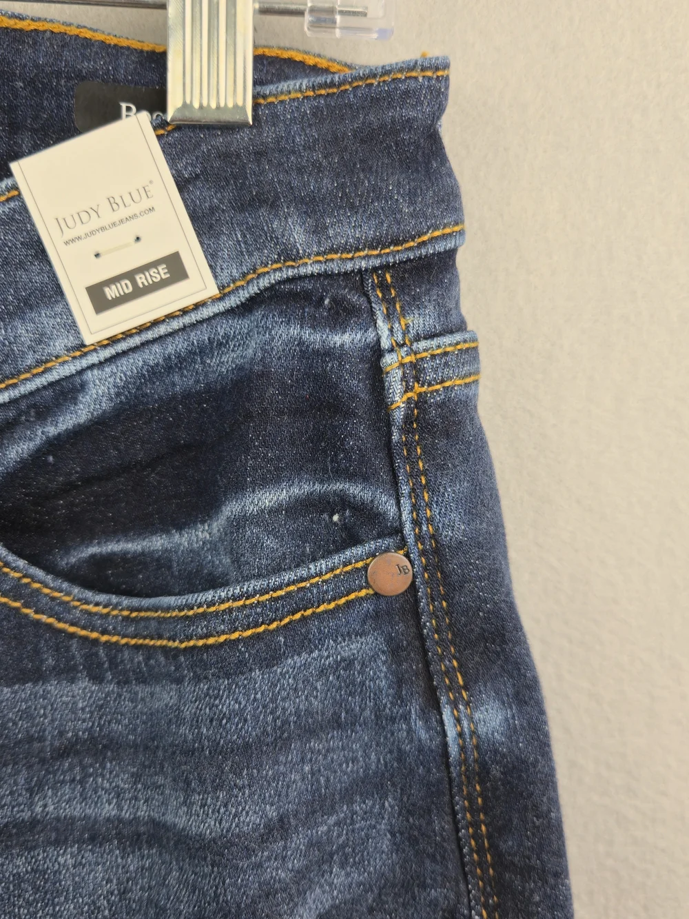 Judy Blue Mid Rise Bootcut Jeans Size 9/29 Dark Wash NWT